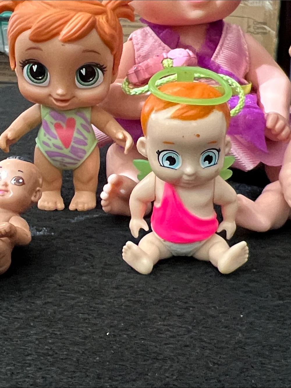 Mini Baby Doll Collector Lot of 7 Vintage & Modern - Picture 3 of 7